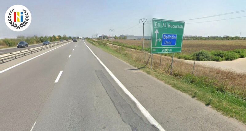 Giurgiu Teren Industrial Hale  A1 Bolintin Deal  Bucuresti-Pitesti Km 25